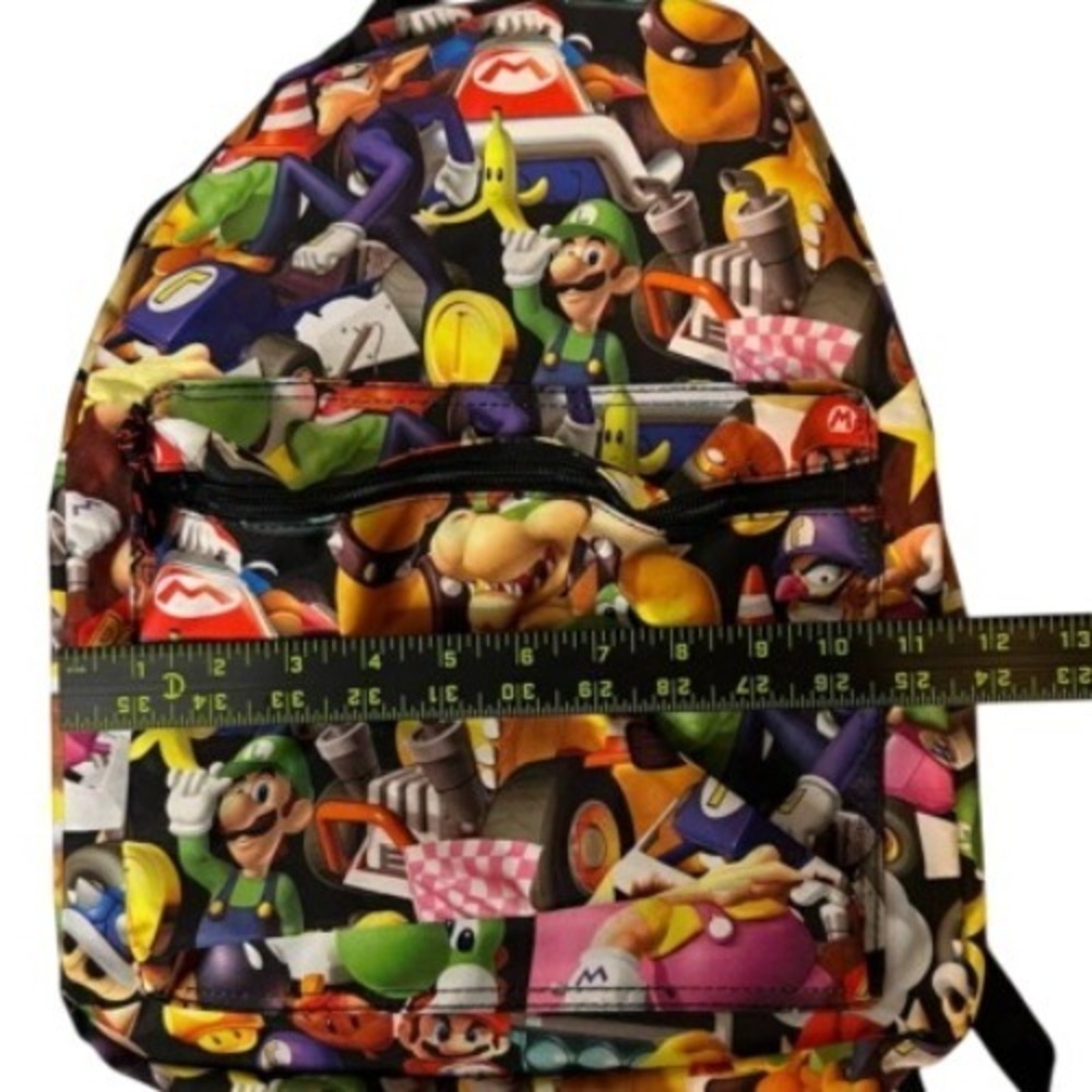 Officially Licensed 2017 Nintendo MarioKart Backpack Multi Character‎ School - Picture 5 of 5